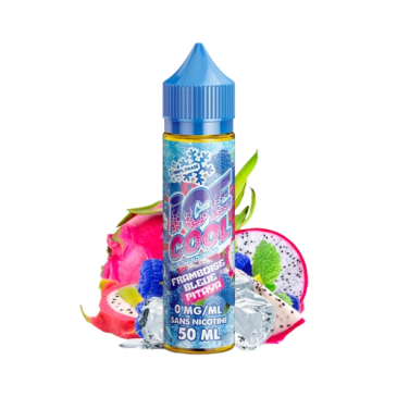 E-liquide Framboise Bleue Pitaya 50ml de la gamme Ice cool