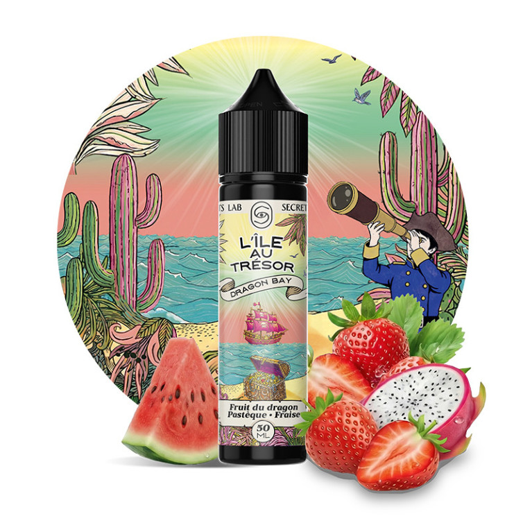 E-liquide Dragon Bay 50ml de la marque Secret's LAb