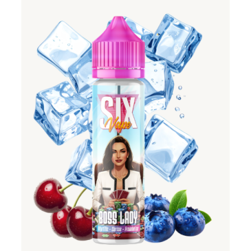 E-liquide Boss Lady 50ml de la gamme SIX Vape chez Klopina