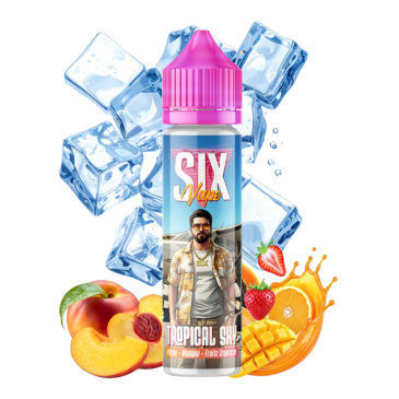 E-liquide Tropical Sky 50ml de la gamme SIX Vape chez Klopina