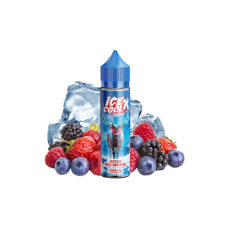 E-liquide Mix Fruits Rouges 50ml de la gamme Ice cool X (Liquidarom)