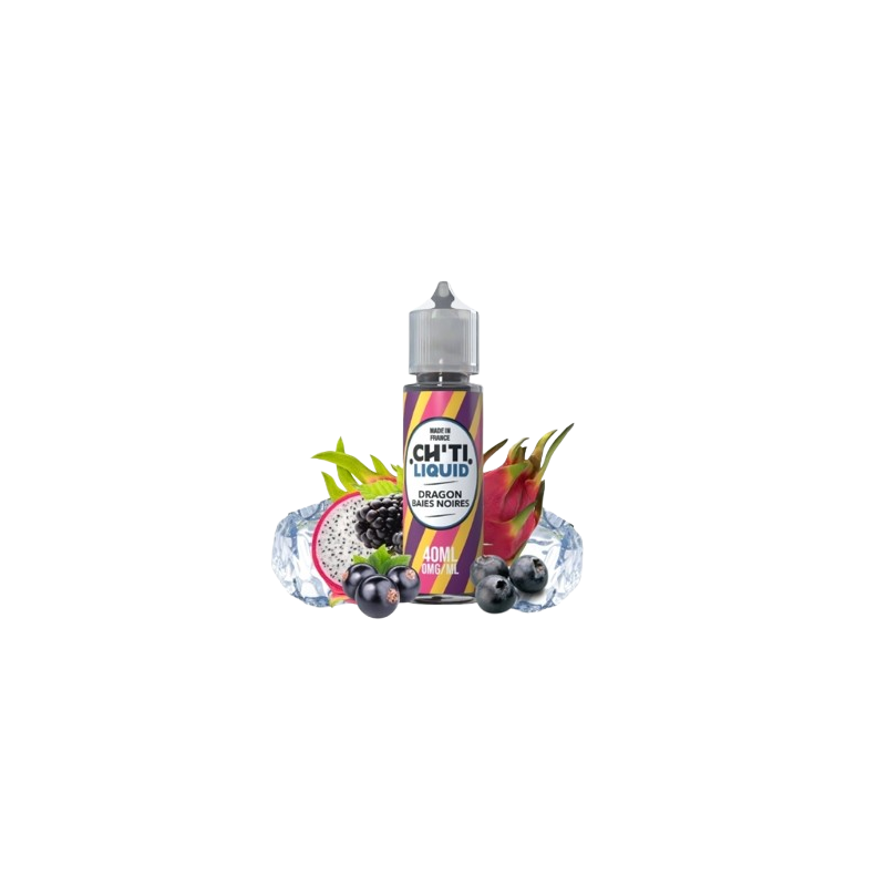 E-liquide Dragon Baies Noires 40ml de la marque Chti Liquid