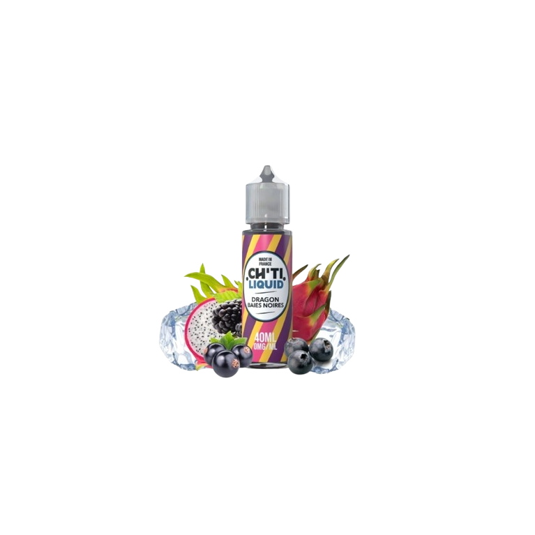E-liquide Dragon Baies Noires 40ml de la marque Chti Liquid