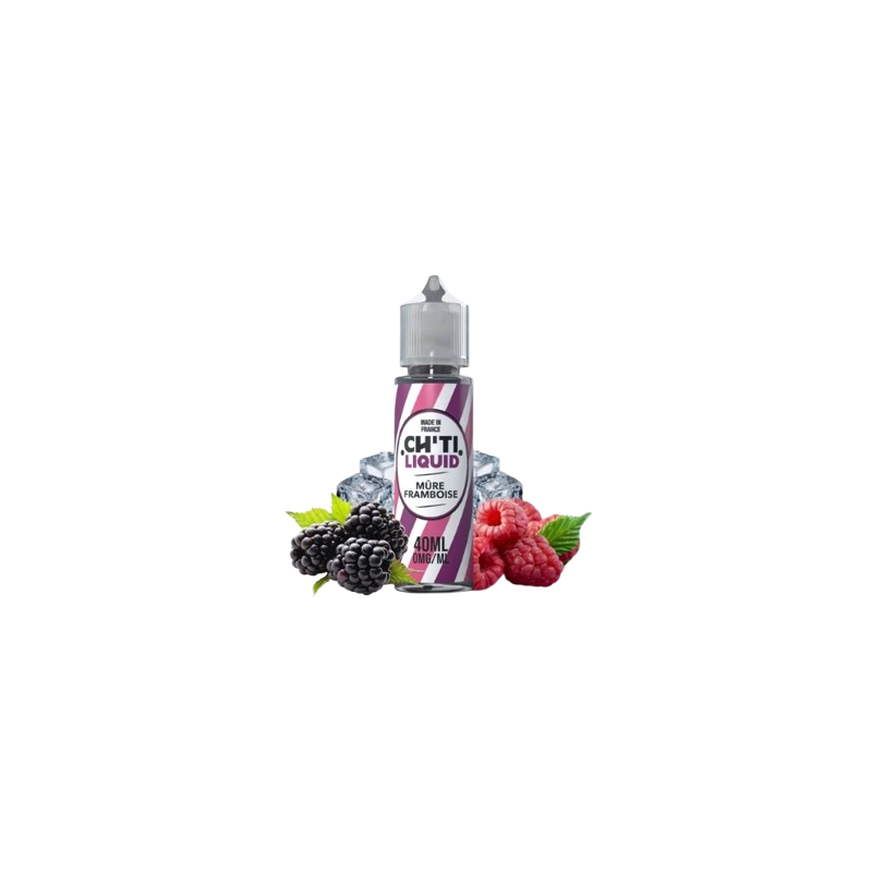 E-liquide Mûre Framboise 40ml de la marque Chti Liquid