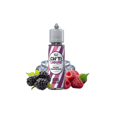 E-liquide Mûre Framboise 40ml de la marque Chti Liquid