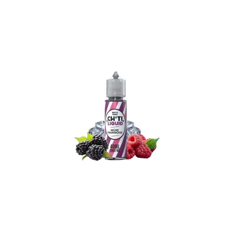 E-liquide Mûre Framboise 40ml de la marque Chti Liquid