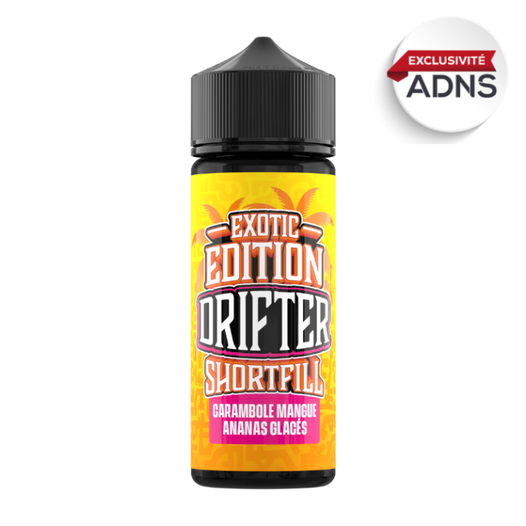E-liquide Carambole Mangue Ananas Glacés 100ml de la marque Drifter Exotic Edition