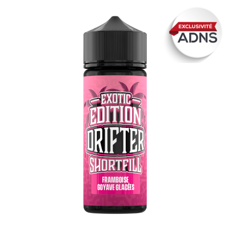 E-liquide Framboise Goyave Glacées 100ml de la marque Drifter Exotic Edition