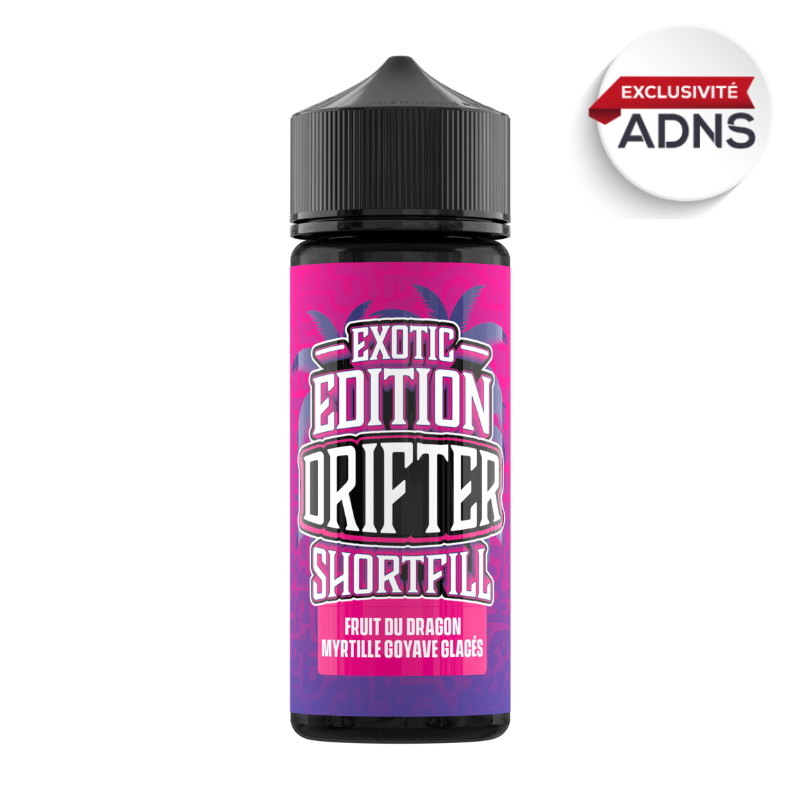 E-liquide Fruit du Dragon Myrtille Goyave Glacés 100ml de la marque Drifter Exotic Edition