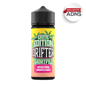E-liquide Goyave Pêche Ananas Glacés 100ml de la marque Drifter Exotic Edition
