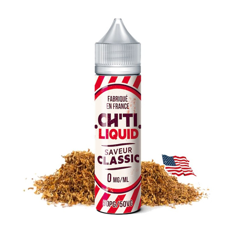 E-liquide Classic 40ml de la marque Chti Liquid | Tabac blond exquis