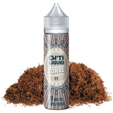 E-liquide Corsé 40ml de la marque Chti Liquid | Tabac brun