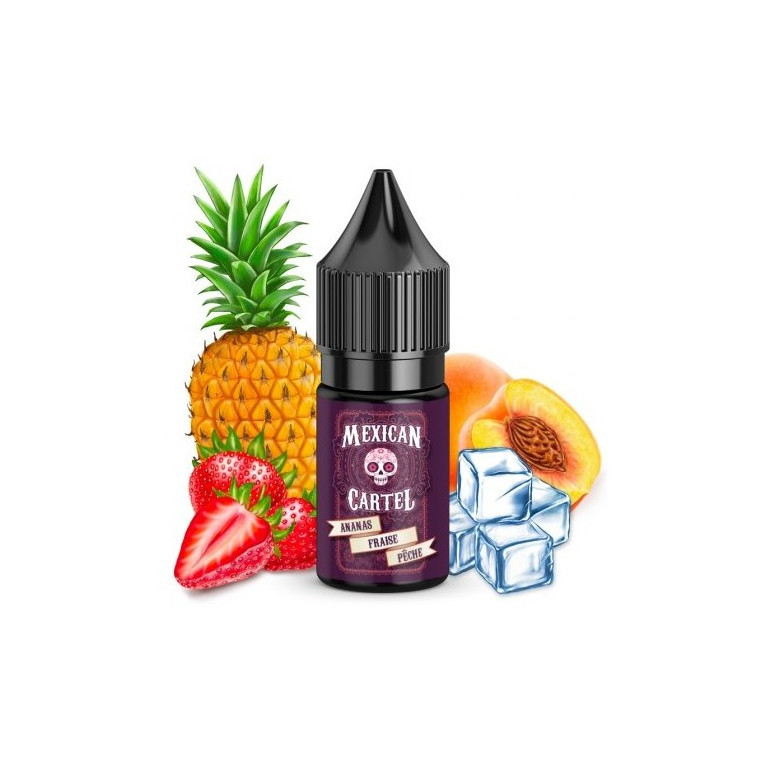 Concentré Ananas Fraise Pêche de la marque Mexican Cartel| Fruité