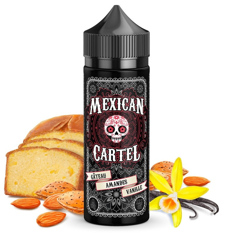 E-liquide Gâteau Amandes Vanille de la marque Mexican Cartel