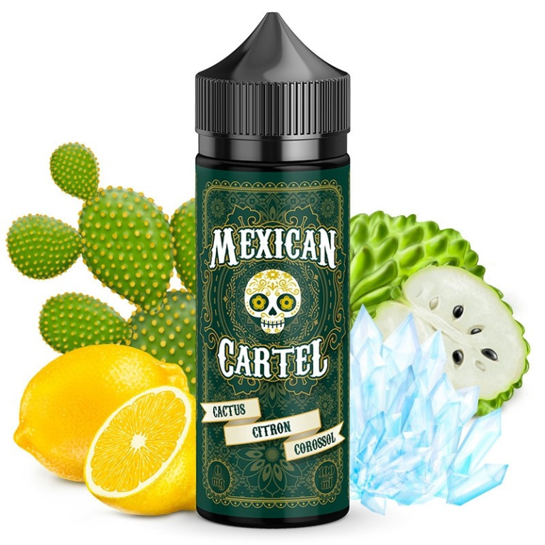 E-liquide Cactus Citron Corossol de la marque Mexican Cartel