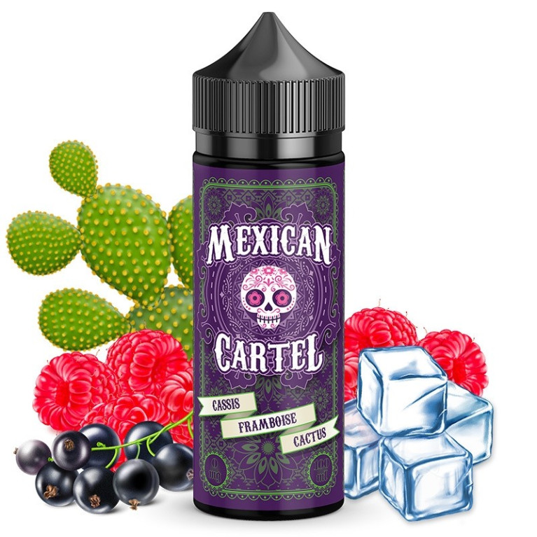 E-liquide Cassis Framboise Cactus de la marque Mexican Cartel| 
