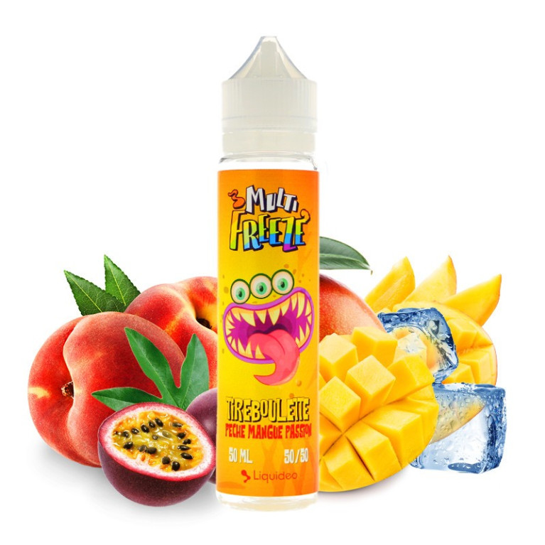 E-liquide Tireboulette 50ml de la marque Liquideo | Fruité et frais