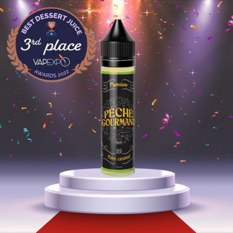 E-liquide Poire Caramel 50ml de la marque Liquide Lab 