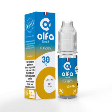 E-liquide USA-Mix de la marque Alfaliquid | Un classique chez Klopina