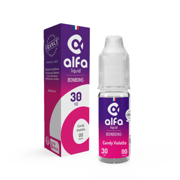 E-liquide Candy Violette de la marque Alfaliquid chez Klopina