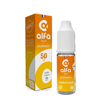 E-liquide Vanilla Custard de la marque Alfaliquid chez Klopina