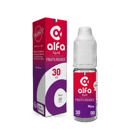 E-liquide Mûre de la marque Alfaliquid