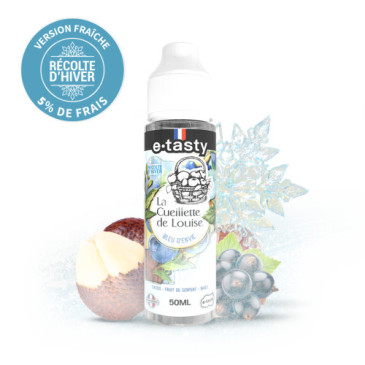 E-liquide Bleu d'Envie Hiver de la gamme La Cueillette de Louise