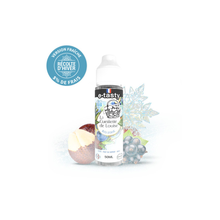 E-liquide Bleu d'Envie Hiver de la gamme La Cueillette de Louise
