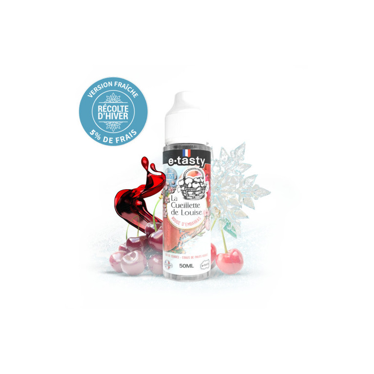 E-liquide Rouge d'Embarras Hiver de la gamme La Cueillette de Louise