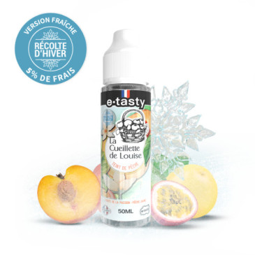 E-liquide Teint de Pêche Hiver de la gamme La Cueillette de Louise