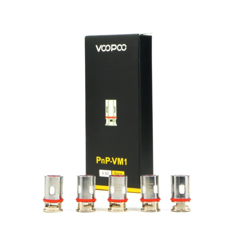 Lot de 5 Résistances Pnp de la marque Voopoo chez Klopina